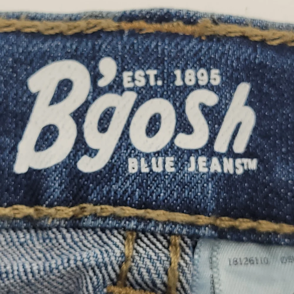 Oshkosh B'gosh Jeans Infant Size 9mo Straight Leg Stretch Denim Adjustable Waist